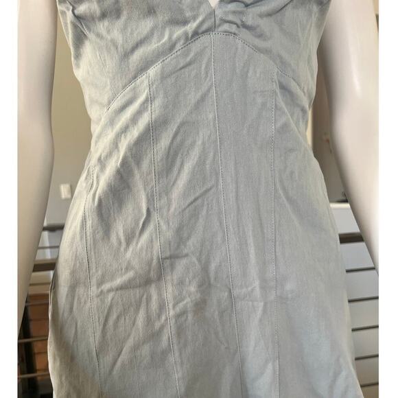 Washed Cotton Jumpsuit in Light Denim - Picture 10 of 16